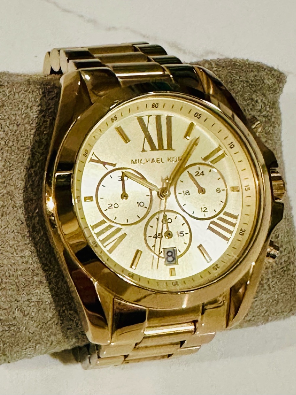 Michael Kors MK5738 Gold Tone Chronograph Watch | Women’s Designer Watch